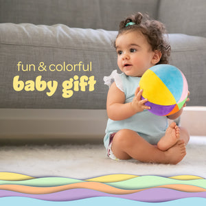 Baby Rainbow Ball Rattle