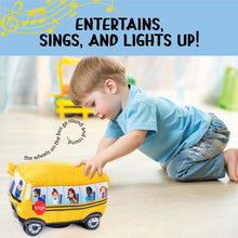 Load image into Gallery viewer, Animated Plush Singing School Bus