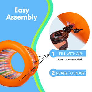 Inflatable XL Fun Roller, Orange