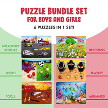 Load image into Gallery viewer, 6 Board Unisex Puzzle Set