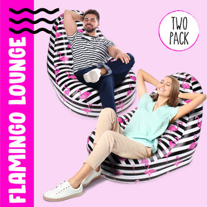 Inflatable Poolside Chair, Flamingo - 2PK