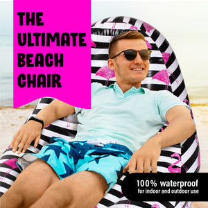 Inflatable Poolside Chair, Flamingo - 2PK