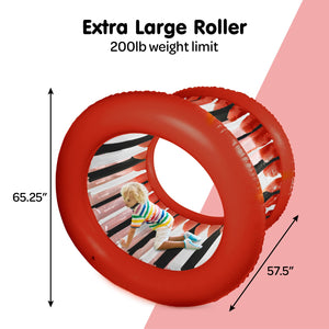Inflatable XL Fun Roller, Red
