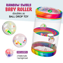 Load image into Gallery viewer, Inflatable Rainbow Swirls Friends Baby Roller