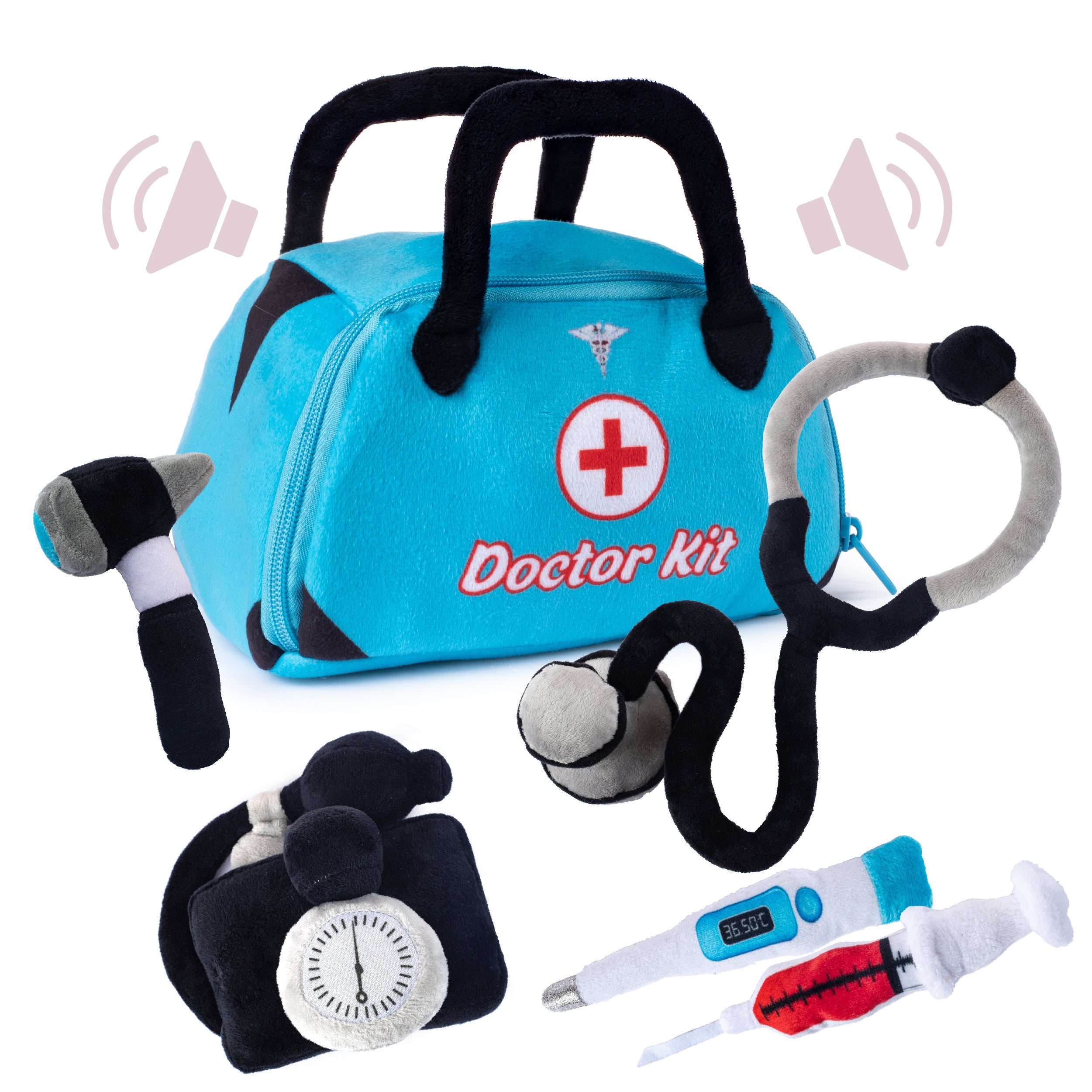 新品、未使用！おトクキットもセットです！ Amazon.com: Melissa & Doug Get Well Doctor Kit, 25-Piece Toddler