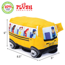 Load image into Gallery viewer, Animated Plush Singing School Bus