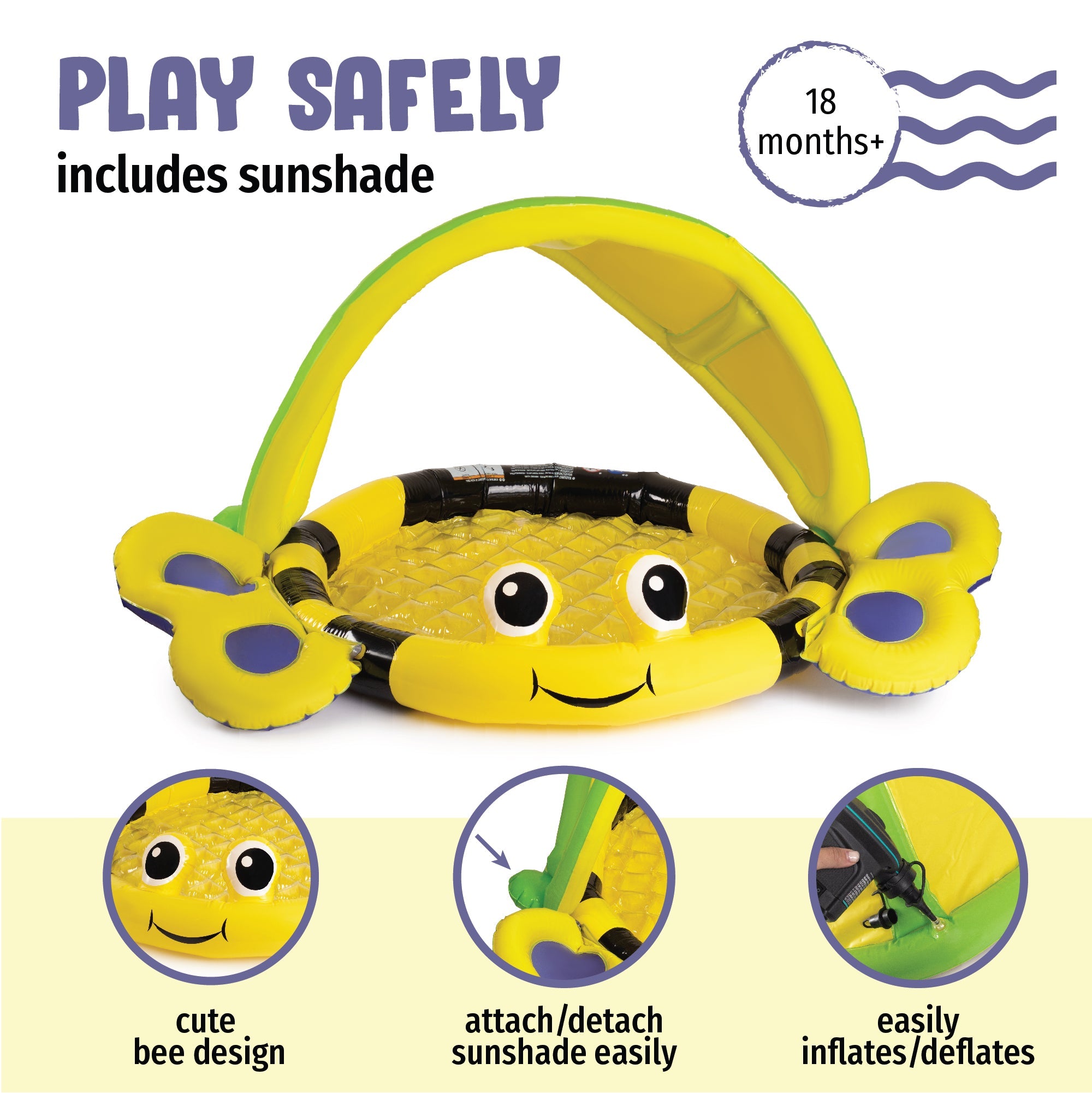 Bumble Bee Pool – Plush Creations 195