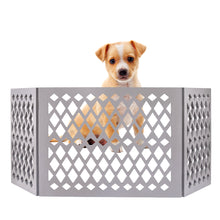 Load image into Gallery viewer, Pet Gate - Grey Diamond Décor