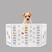 Load image into Gallery viewer, Pet Gate - White Paw Décor