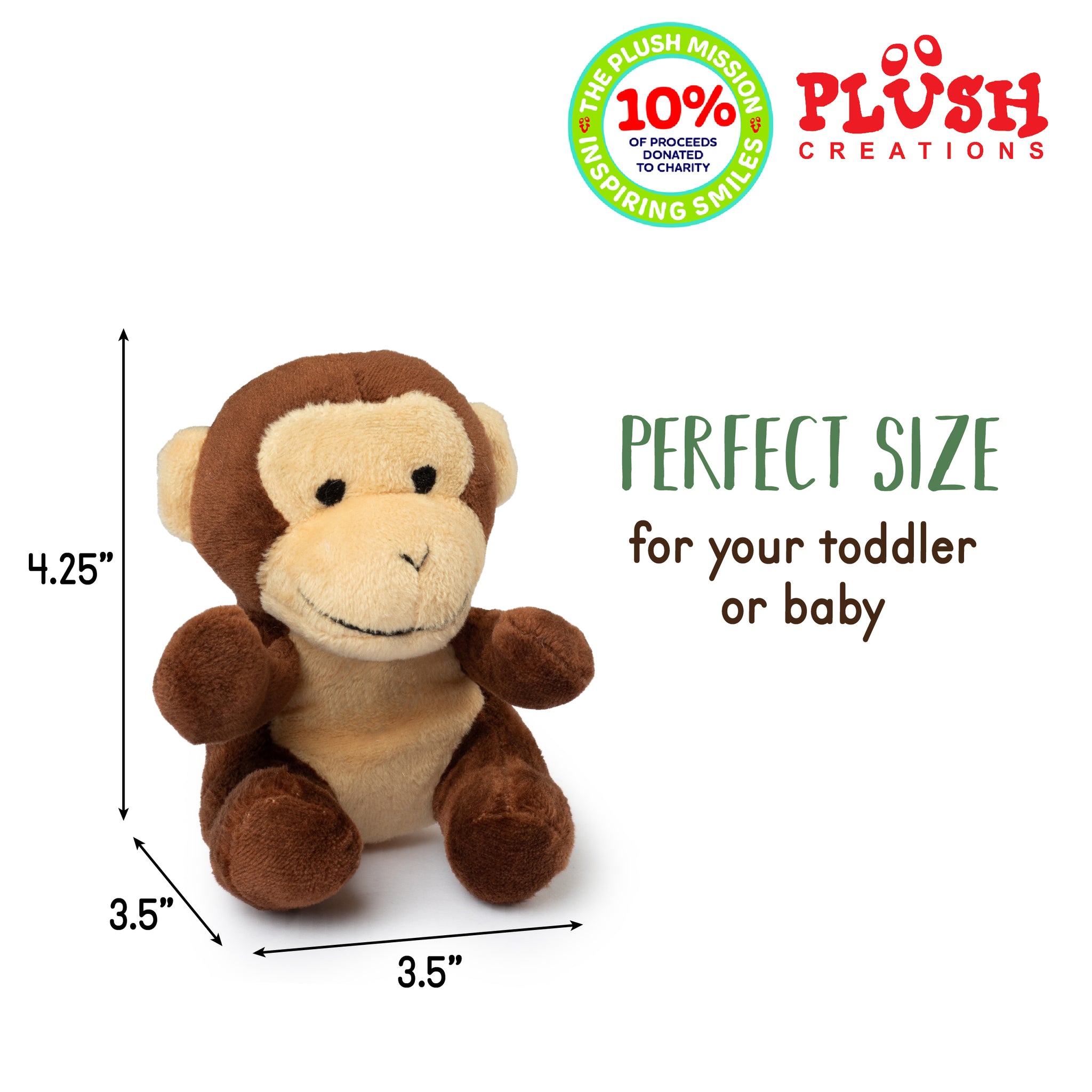 Lucky Tie Monkey, A Quirky and Cute Plush Ape for Your Marketing Campaign |  Best Plush, Inc